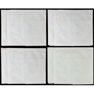Dom Konfekcyjny Joint-Stock Company, 1,000 mkp, Issue V—set of 4