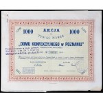 Dom Konfekcyjny Joint-Stock Company, 1,000 mkp, Issue V—set of 4