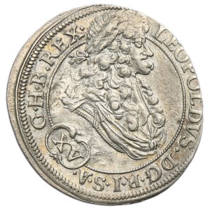 Silesia, Habsburg rule, Leopold I, 15 Kreuzer Breslau 1694 MMW