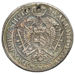 Silesia, Habsburg rule, Leopold I, 15 Kreuzer Breslau 1694 MMW