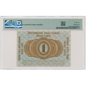 Posen, 1 Ruble 1916 - short clause (P3d) - PMG 65 EPQ