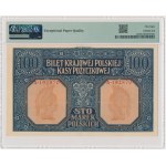 100 marek 1916 - Jenerał - 6 cyfr - PMG 58 EPQ - ZNAKOMITY