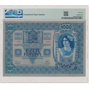 Rakousko, 1 000 korun, 1902 – PMG 66 EPQ