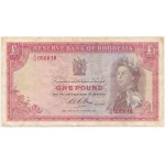 Rhodesien, 1 Pfund, 1968 – niedrige Seriennummer