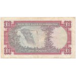 Rhodesien, 1 Pfund, 1968 – niedrige Seriennummer