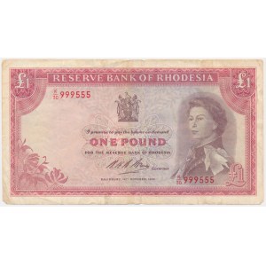 Rhodesia, 1 Pound 1968