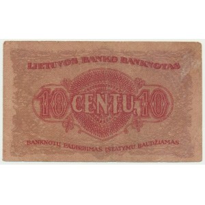 Lithuania, 10 Centu 1922