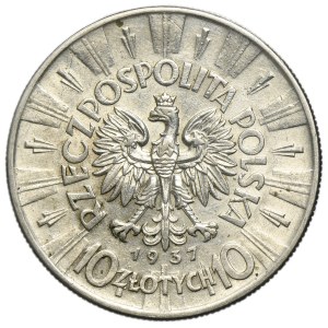 Piłsudski, 10 zlotych, 1937