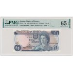 Jersey, 1 Pound (1976-88) - KB000008 - PMG 65 EPQ - low serial number