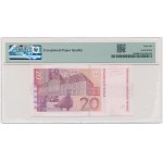 Croatia, 20 Kuna 2001 - PMG 66 EPQ - low serial number