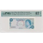 Isle of Man - 50 New Pence 1972 - PMG 67 EPQ - low serial number