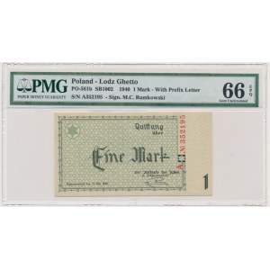 1 Mark 1940 - A - 6 digit series - PMG 66 EPQ