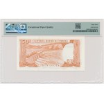 Cyprus, 50 Cents 1987 - PMG 64 EPQ - low serial number