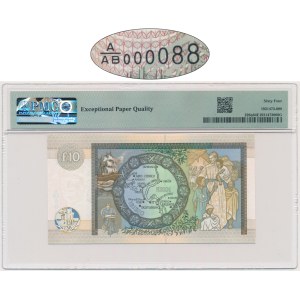 Scozia, 10 sterline 1997 - PMG 64 EPQ - numero di serie basso