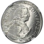 Slesia, dominio prussiano, Federico II, 1/6 di talar, Breslavia 1750 B - NGC MS63