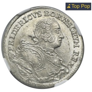 Silesia, Prussian rule, Friedrich II, 1/12 Thaler Breslau 1751 B - NGC MS64