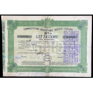 TKM Lublin, 8%/5% mortgage bond, 500 zł