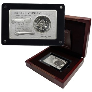 USA, Collectible Bar 2017 - 100th Anniversary of the Birth of John F. Kennedy