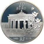 Francja, V Republika, 10 Euro Paryż 2009 - Mur Berliński