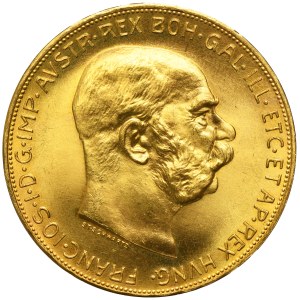 Austria, Franz Joseph I, 100 Corona Wien 1915 - RESTRIKE