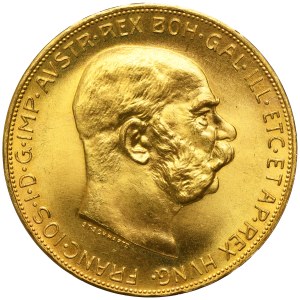 Austria, Franz Joseph I, 100 Corona Wien 1915 - RESTRIKE