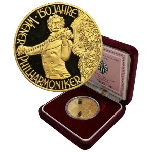 Austria, Seconda Repubblica, 1.000 scellini, Vienna 1992 – 150 anni della Filarmonica di Vienna