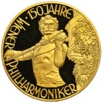 Austria, Seconda Repubblica, 1.000 scellini, Vienna 1992 – 150 anni della Filarmonica di Vienna