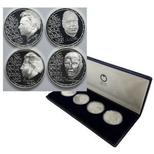 Set, Austria, II Republic, 500 Schilling WIen 1991-1992 (4 pcs.)