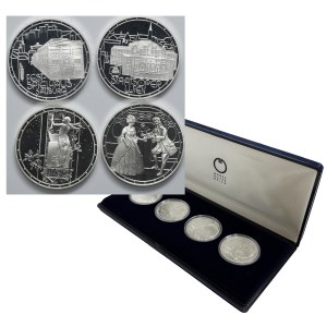 Set, Austria, II Republic, 500 Schilling WIen 1991-1992 (4 pcs.)