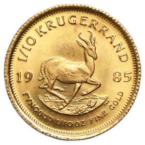 South Africa, 1/10 Krugerand Pretoria 1985