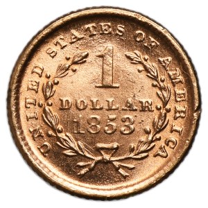 USA, 1 dolár, Filadelfia, 1853 – Liberty Head
