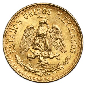 Mexico, Republic, 2 Pesos Mexico 1945