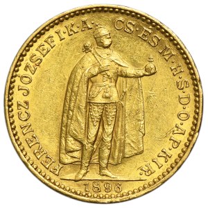 Hungary, Franz Joseph I, 20 Korona Kremnitz 1896 KB
