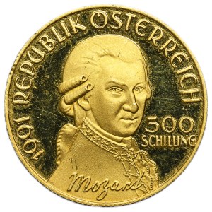 Austria, Second Republic, 500 Schilling Wien 1991 - Don Giovani