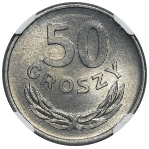 50 groszy, 1967 - NGC MS66