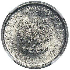 50 groszy, 1967 - NGC MS66