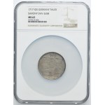 August II the Strong, Thaler Dresden 1717 IGS - NGC MS62