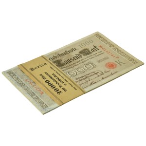 Germany, bank bundle 1.000 Mark 1910 - (20 pcs.)
