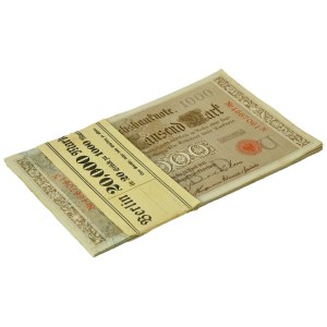 Deutschland, Bankpaket 1.000 Mark 1910 – (20 Stück)