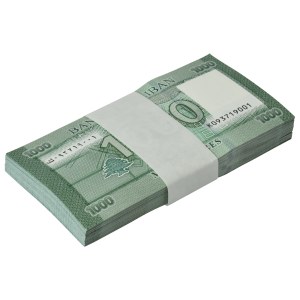 Lebanon, bank bundle 1.000 Livres 2016 (100 pcs.)