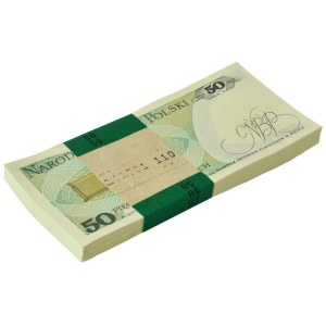 50 złotych Bank Note Bundle, 1988 - HB - (100 pieces)