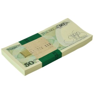 50 złotych Bank Note Bundle, 1988 - HB - (100 pieces)