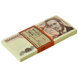 Lot de billets de 100 zlotys de 1988 - TT - (100 pièces)