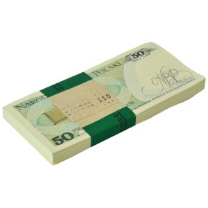 Paczka bankowa 50 złotych 1988 - HB - (100 szt.)