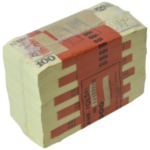Zgrzewka bankowa 100 złotych 1988 - TH - (1.000 szt.)