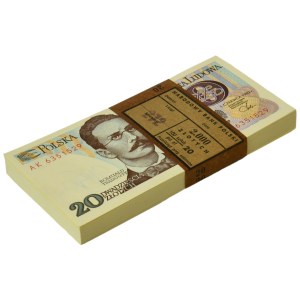 20 zlotych banknote bundle, 1982 - AK - (100 pieces)