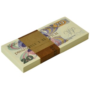20 zlotych banknote bundle, 1982 - AK - (100 pieces)