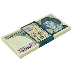 Bankbündel mit 1.000 Złoty, 1982 – HT – (99 Stück)
