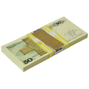 50 złotych banknote bundle, 1988 - HW - (96 pieces)