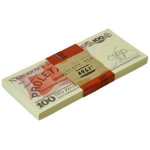 Bank bundle of 100 zlotych, 1988 - PN - (96 pieces)